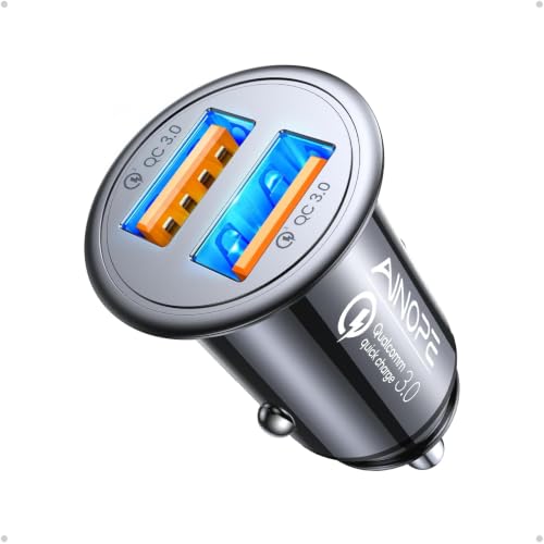 AINOPE Dual-USB QC 3.0 Socket Charger
